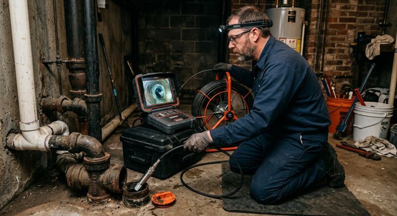 Drain Camera Inspection in Rockville, MD