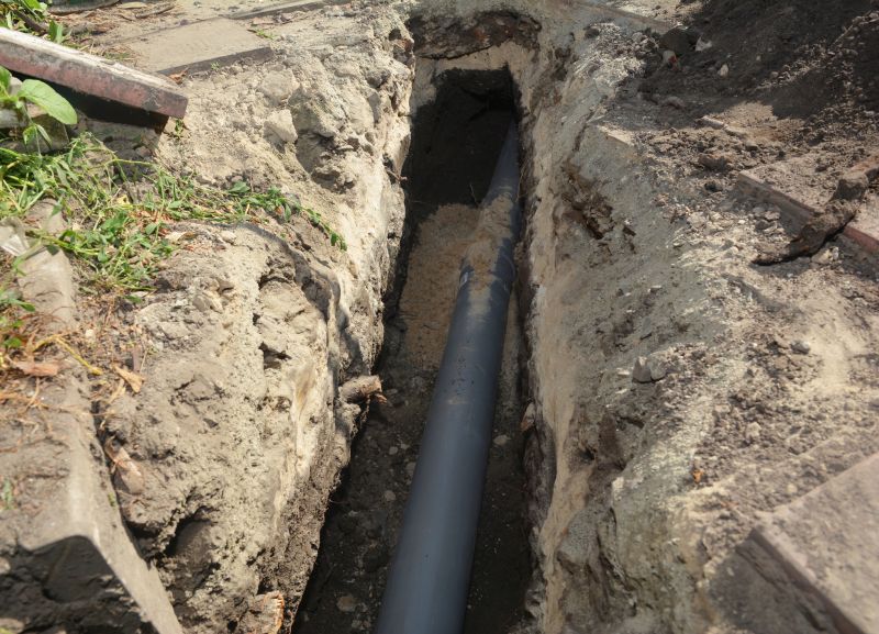 Repaired Sewer Pipe